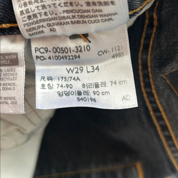 levi’s 501 jeans, men’s size W29 X L34 !! - Picture 4 of 5